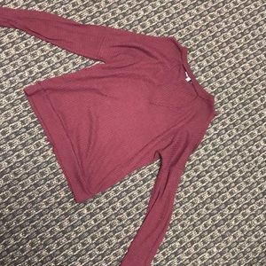 Off shoulder sweater